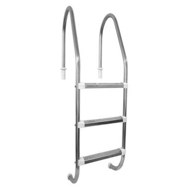 Imagem de Escada Para Piscina Com 3 Degraus Em Aço Inox