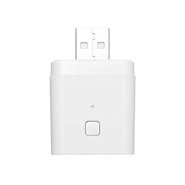 Imagem de Wemay Adaptador inteligente USB sem fio 1PCS Tuya Micro 5V flexível e portátil Torne os dispositivos USB inteligentes através do Tuya APP Controle de voz compatível com Home