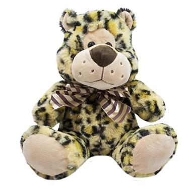 Imagem de Leopardo Sentado Laço 27Cm - Pelúcia
