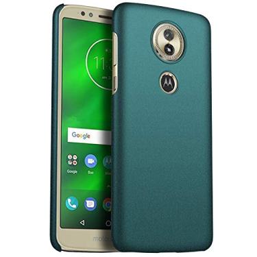 Imagem de GOGODOG Motorola G6 Play Capa completa ultrafina fosca antiderrapante resistente a arranhões para Moto G6 Play (SGreen)