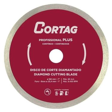 Imagem de Disco De Corte Diamantado Profissional Plus 180Mm Cortag