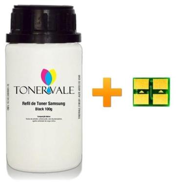 Imagem de Kit Toner Refil + Chip Toner TankFull Para Samsung K300A Black - CLP-3