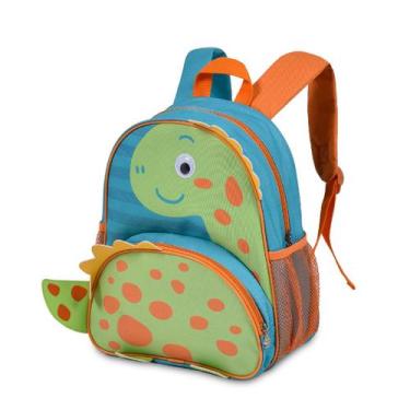 Imagem de Mochila Escolar De Costas Infantil Creche Clio Pets Zoo Insetos E Anim