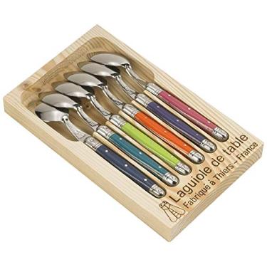 Imagem de Jean Dubost Conjunto de 6 colheres de café Laguiole London Mix 97/13154