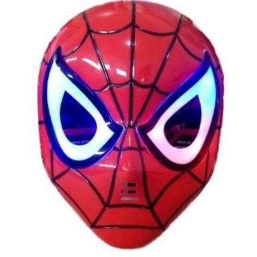 Imagem de Máscara de luz LED Super Heroes Avengers Infantil HOMEM ARANHA - Sacks
