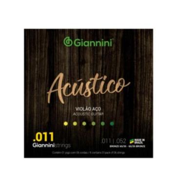 Imagem de Gespw-encord. p/violao bronze 65/35 0.011" - GIANNINI S/A