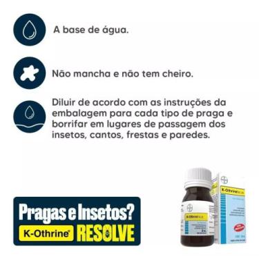 Imagem de K-othrine Sc 25 - Mata Baratas Formigas e Moscas K-othrine Sc 25 - Bay