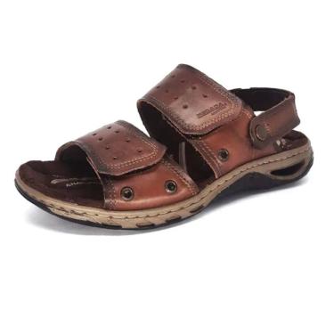 Imagem de Sandália couro com amortecimento Pegada