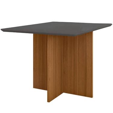 Imagem de Mesa Helo 90x90cm Poliman Cor Grafite