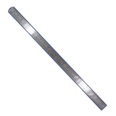 Imagem de Régua Aço Inox 60cm 24 Polegadas Desenho Projeto Brasfort