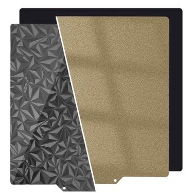 Imagem de Shion.Kwoo Folha Peo+Pei Lisa/Texturizada de 330 X 330 Mm Atualizada para Placa de Construção Neptune 3 Plus, 4 Plus, Qid X Max 3, Cama Flexível Magnética de Dupla Face para Impressoras 3D Core-Xy, Tr