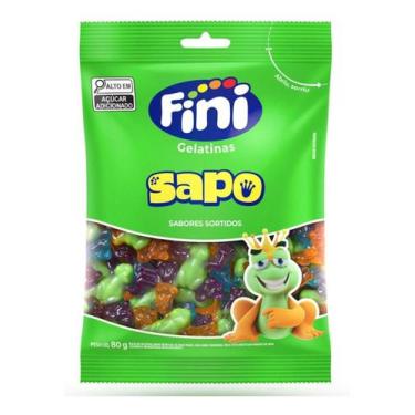 Imagem de Kit c/ 3 Fini Bala de Gelatina Sapo 80g