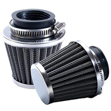 Imagem de Tongze Filtro de ar de 35 mm: Filtro de ar para motocicleta com tela de filtro duplo universal serve para quadriciclos/Dirt Pit Bike/Go Kart/Scooter