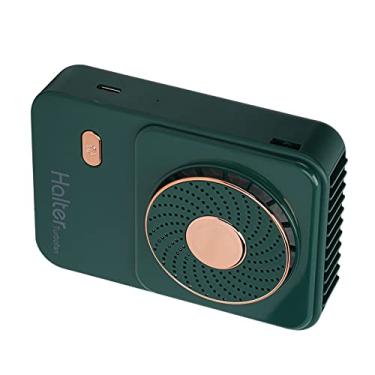Imagem de ZJchao Ventilador de Pescoço Portátil 3 Velocidades Ajustável Mãos-livres USB Recarregável Com Bateria de Longa Duração para o Escritório Ao Ar Livre Home Travel (Verde)