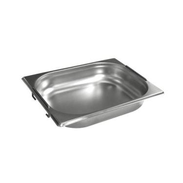 Imagem de Cuba Gastronômica EM INOX GN 1/2x65 mm 3,8 Litros COM ALÇA ZAHAV - Ori