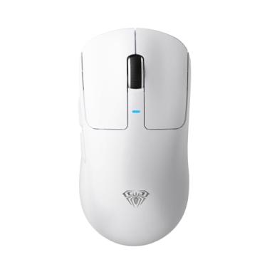 Imagem de AULA Mouse para jogos sem fio SC680, Tri-Mode 2.4Ghz/USB-C/BT5.2, mouse ultraleve, sensor PAW3395, taxa de sondagem de 8K, 26000 DPI, vida útil da bateria de 75 horas, ratos de jogos recarregáveis