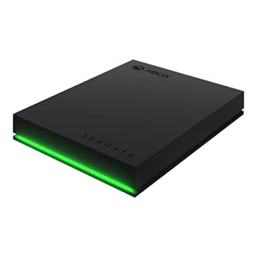 Imagem de Seagate Game Drive para disco rígido externo Xbox 2TB HDD portátil - USB 3.2 geração 1, preto com barra de LED verde integrada, certificado Xbox, serviços de resgate de 3 anos (STKX2000400)