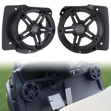 Imagem de Suportes de caixa de som Under Dash Kick para acessórios de carrinho de golfe Yamaha Drive2 G29, painéis frontais, suporte de alto-falante de 16,5 cm para carrinho de golfe padrão, plástico PP de alta