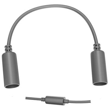 Imagem de ACEANEA Compatível com Mini cabo de alimentação CC Starlink, com cabo adaptador fêmea para fêmea de 15 cm, adequado para Starlink Mini cabo de extensão, carro, peças de reposição de conector de carro