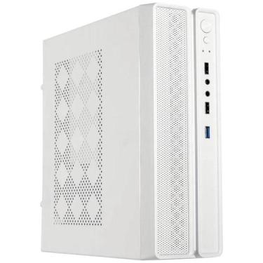 Imagem de Gabinete Bluecase Slimdesk, Fonte 200W, Usb 3.0, Mini-Itx, - Blue case