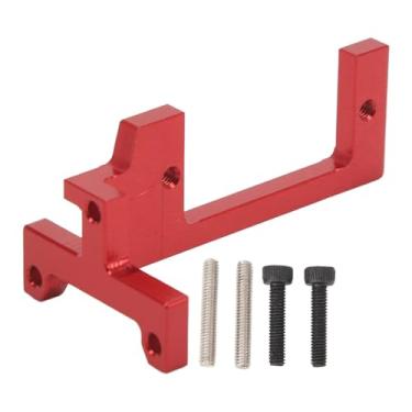 Imagem de Ainoli rc servo suporte de montagem liga alumínio elegante rc transmissão servo base montagem apto para tamiya 1/14 caminhão trator (Red)