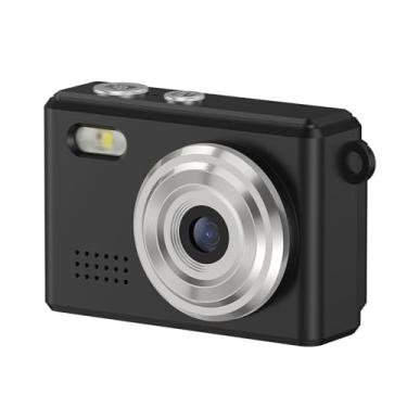 Imagem de Cryfokt Mini Câmera Digital Com Chaveiro para Crianças e Adultos, Vídeo FHD 1080P, Foto de 12 MP Com Tela IPS de 0,96 Polegadas e 6 Filtros retrô, Câmera de Bolso Portátil para Gravação (Preto)