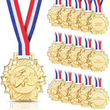 Imagem de Cunno 15 medalhas de carro de corrida Derby com fitas de pescoço, prêmio de troféu de carro de metal, presente de prêmio de vencedor para torneios, equipes de competição esportiva adulto (clássico)