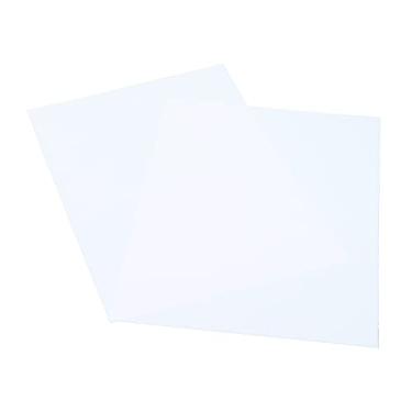 Imagem de Cryfokt Folha Retrátil Filme Criativo Termorretrátil DIY Kit de Acessórios Pintados à Mão para Entusiastas de Artesanato Com 10 Unidades BOPS Impressão Dupla Face para Chaveiros, Brinquedos, 11,7 X 8,3 pol. (Imprimível em ambos os lados - branco)