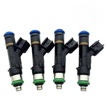 Imagem de Conjunto de 4 bicos injetores de combustível para Ford Escape 2.3L I4 2007-2008 (códigos de peça: 0280158105, 0280158003, 3L3Z9F593DA, 3L3E-D5A).