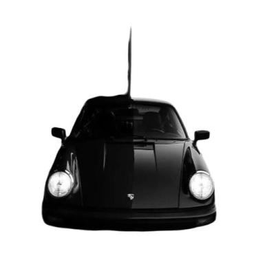 Imagem de Pôster De Arte De Carro Luxuoso Preto E Branco Em Tela Para Sala De Es