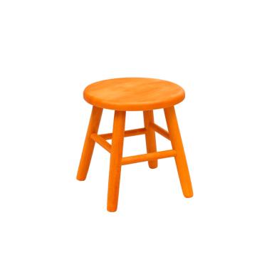 Imagem de Banco Infantil João e Maria em Madeira Maciça 30x29 cm Natural Acetinado Piratini