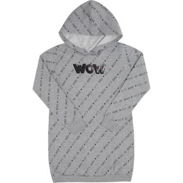 Imagem de Vestido Manga Longa Infantil Moletinho Pulla Bulla Ref 47419-Feminino