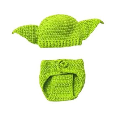 Imagem de Fantasia De Crochê Para Bebês Recém-nascidos, Adereços Para Fotografia