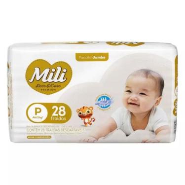 Imagem de Fralda Mili Love & Care Premium P Com 28 Un - Mili