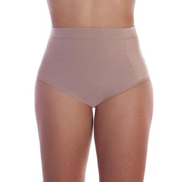 Imagem de Cinta Modeladora Calcinha Zero Barriga Dilady, GG, Chocolate