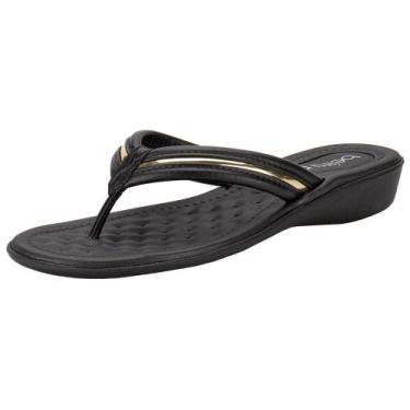 Imagem de Tamanco feminino flat beira rio 8224863, Preto, 38