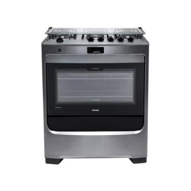 Imagem de Fogão Consul 5 bocas cor Inox com Dupla chama e timer digital - CFS5QA