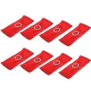 Imagem de Cinto elástico para cadeira, cinto elástico para banquetes para festas (vermelho)