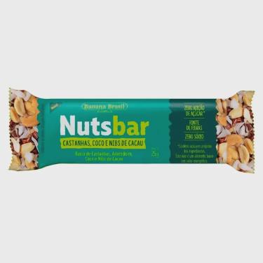 Imagem de Barra de nuts nuts bar nibs de cacau castanhas E coco 25G