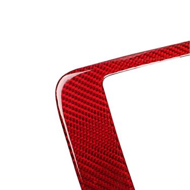 Imagem de FINMOKAL Protetor Anti-Riscos Painel De Controle De Navegação De Controle Central Tampa De Acabamento Para Ford Mustang 2009 2010 2011 2012 2013 Fibra De Carbono