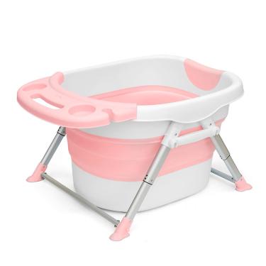 Imagem de Banheira Infantil Ofurô Dobrável Silicone Retrátil