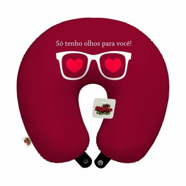 Imagem de Almofada de pescoço viagem só tenho olhos pra você namorados lembrança