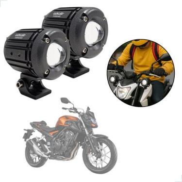 Imagem de Kit Farol de Milha Auxiliar Neblina Led 30w 12v 24v Honda CB 500F 2017