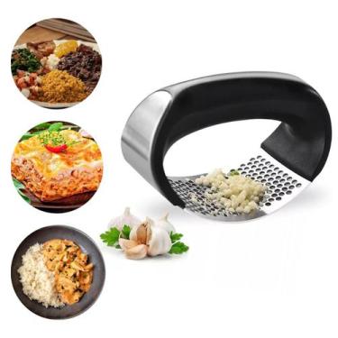 Imagem de Espremedor de Alho Reforçado Ergônomico Cozinha Manual - Amassador de 