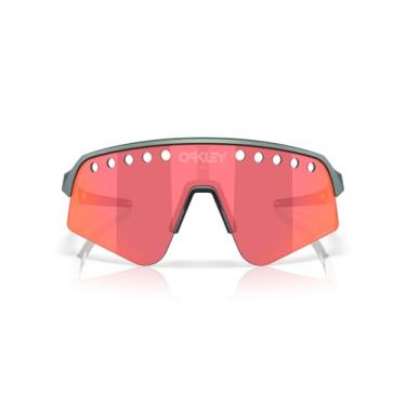 Imagem de Óculos de Sol Oakley Sutro Lite Sweep 0OO9465 946531 Tam 39 / Prata/Azul - Lentes Prizm Trail Torch