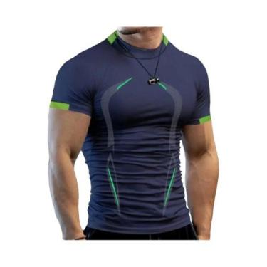 Imagem de Camiseta Masculina De Secagem Rápida E Respirável Para Academia, Roupa
