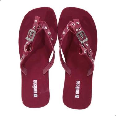 Imagem de Tamanco Melissa Harmonic Squared Ad Vermelho, Ve, Vermelho, 36