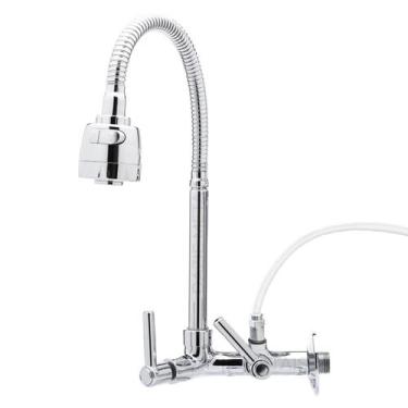 Imagem de Torneira Gourmet c/ Adaptador Saida Filtro Purificador Metal - Dazie M