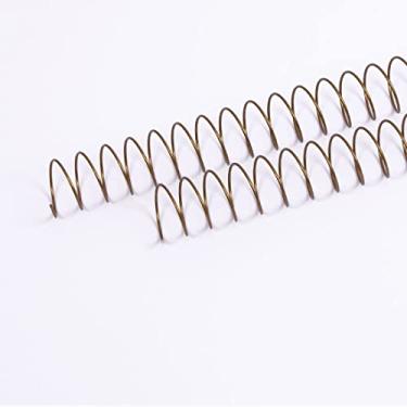 Imagem de Craftelier - Kit de 2 espirais para encadernar álbuns, cadernos ou agendas, ideal para projetos de scrapbooking e trabalhos manuais, Ø 2,54 cm (1 polegadas), comprimento 30,5 cm (12") - cor bronze