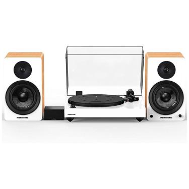 Imagem de Vitrola Toca Discos Retrô com Pré Amplificador e Alto Falantes, 120W, 110v, FLUANCE RT82WHPA61W, Marrom Escuro